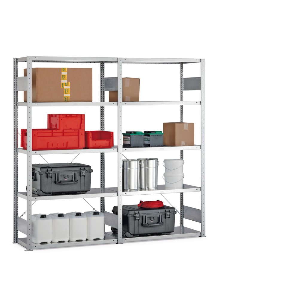 Product image: Complete package, META premium shelf rack, SL 150 kg, HxWxD 2,000 x 2,000 x 300 mm