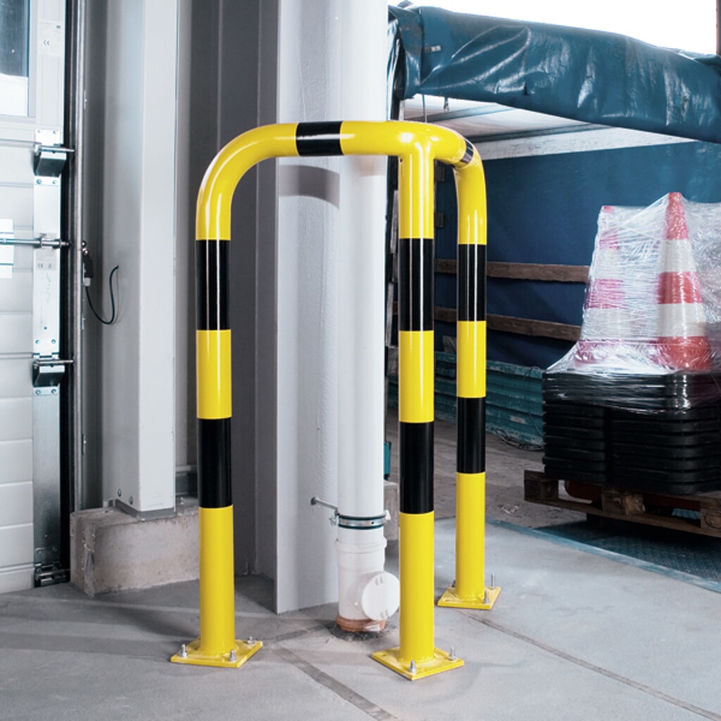 Product image no. 3: Corner hoop guard for indoor use, plastic-coated, height 1,200 mm