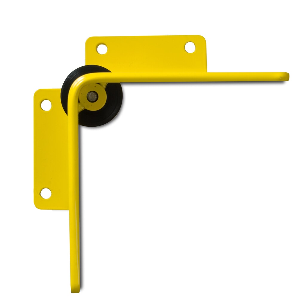 Impact protection with guide roller, angle profile, HxWxD 400 x 160 x 160 mm Product image no. 4: Impact protection with guide roller, angle profile, HxWxD 400 x 160 x 160 mm