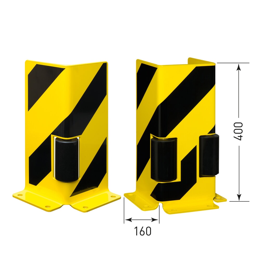 Product image no. 5: Impact protection with guide roller, angle profile, HxWxD 400 x 160 x 160 mm