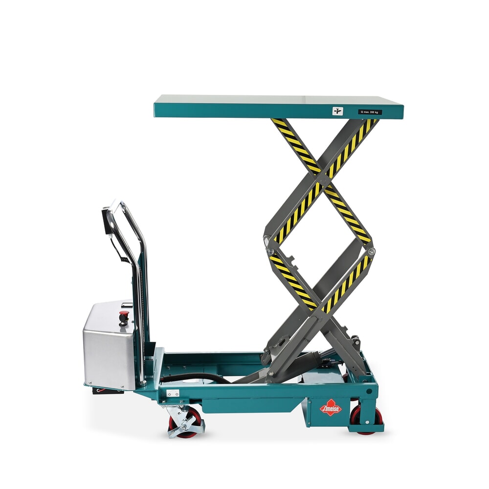 Produktabbildung Nr. 6: Ameise® double-scissor lift platform truck, electric, capacity 350 kg, dimensions 910 x 500 mm