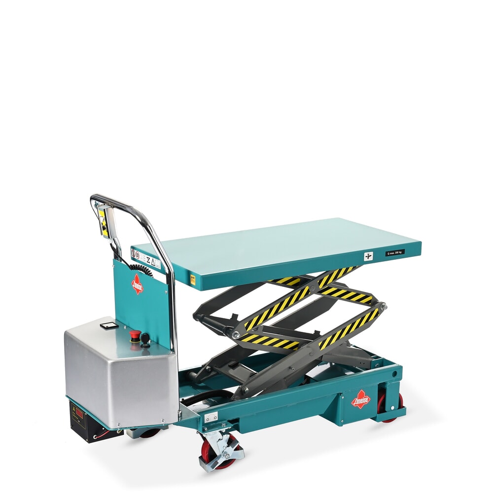 Produktabbildung Nr. 10: Ameise® double-scissor lift platform truck, electric, capacity 350 kg, dimensions 910 x 500 mm
