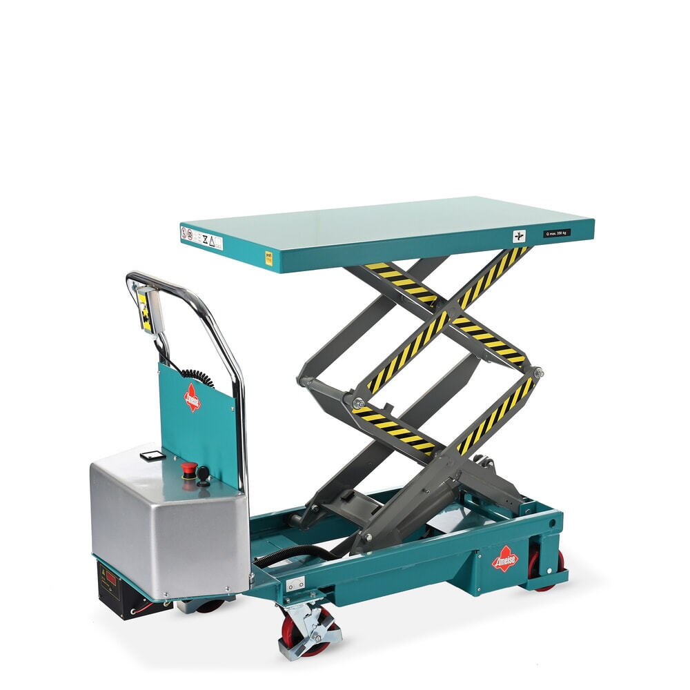 Produktabbildung Nr. 11: Ameise® double-scissor lift platform truck, electric, capacity 350 kg, dimensions 910 x 500 mm