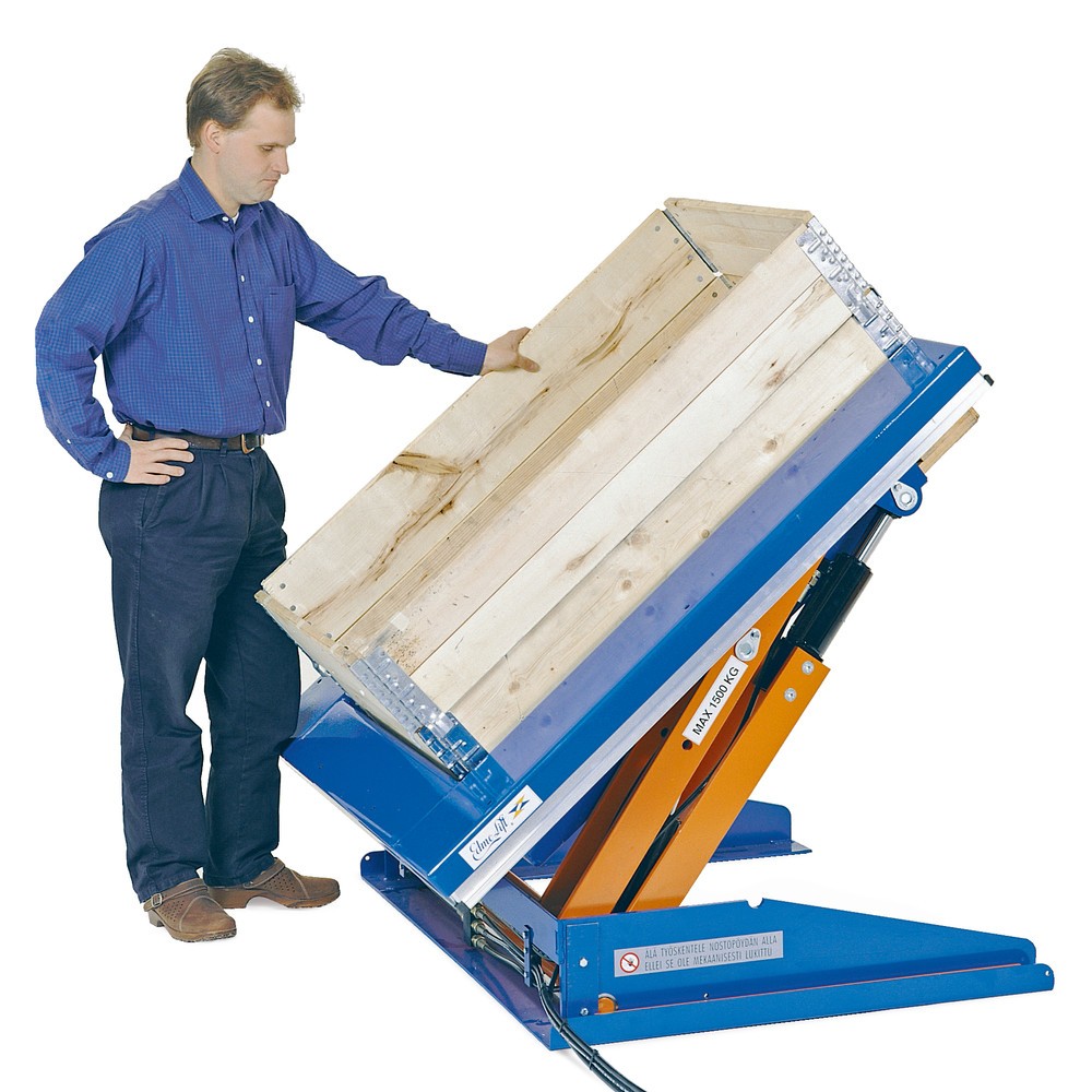 Product image no. 2: EdmoLift® lifting and tilting devices with U-platform, WxD 1,050 x 1,200 mm, LC 1,500 kg