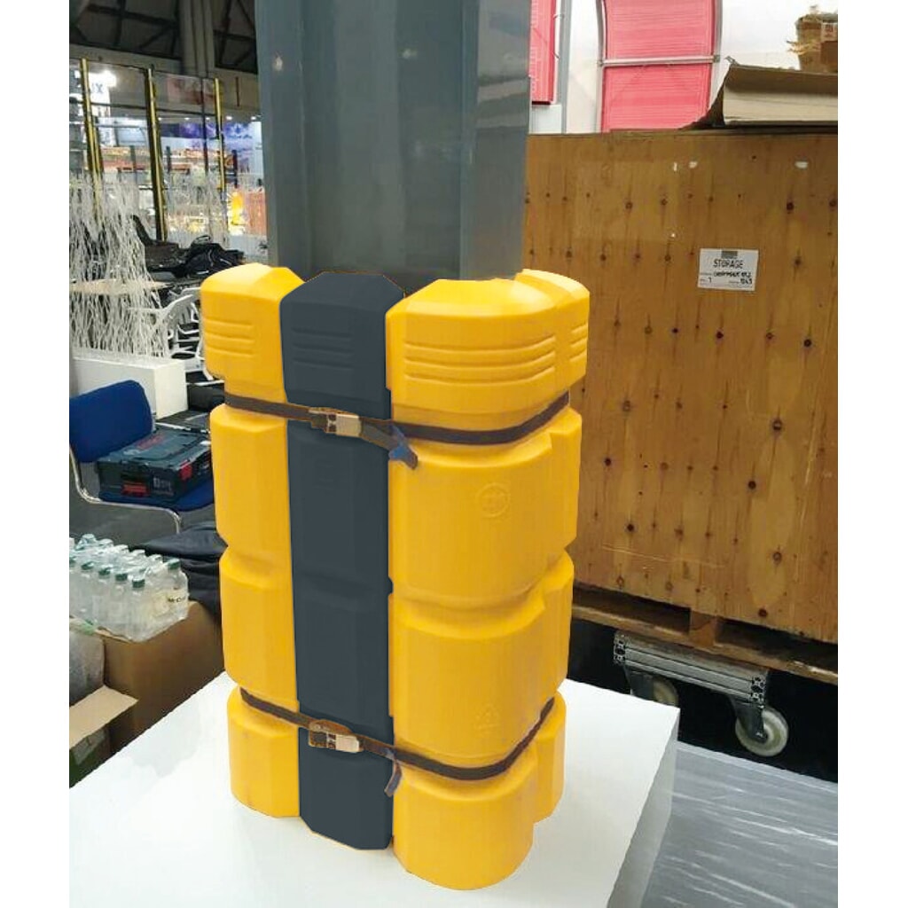 Extension element for MORAVIA column collision protection, width 200 mm Product image no. 4: Extension element for MORAVIA column collision protection, width 200 mm