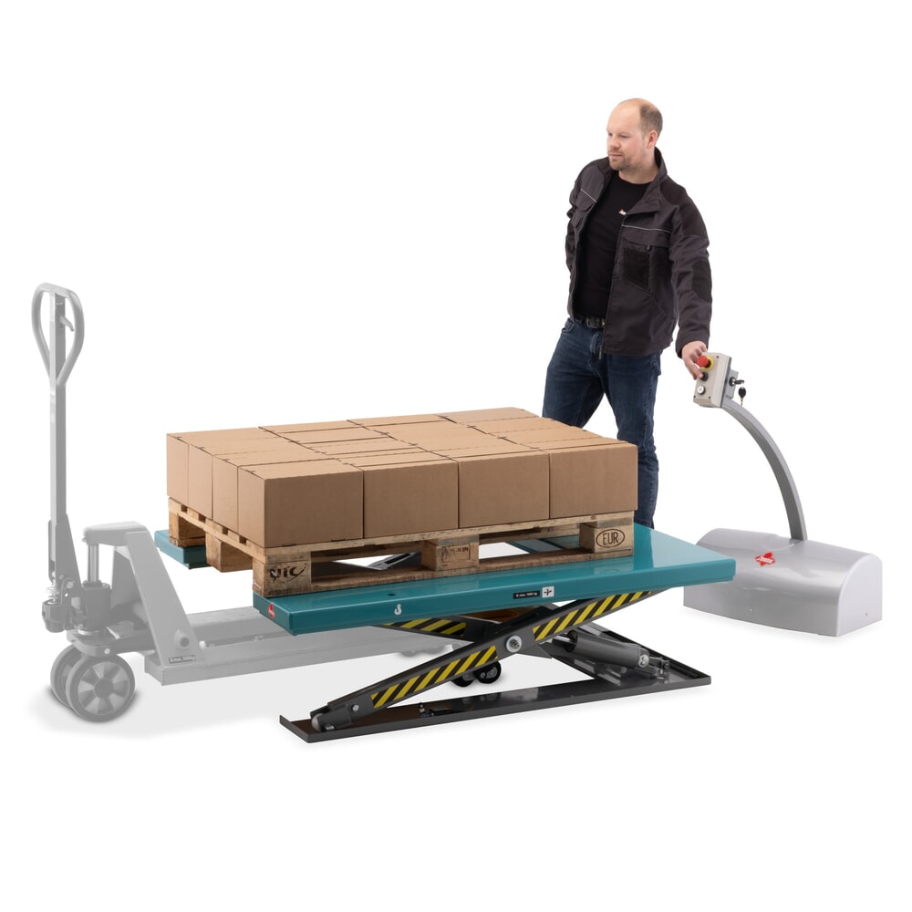 Produktabbildung Nr. 3: Ameise® flat scissor lift table, U-shaped, capacity 1,000 kg