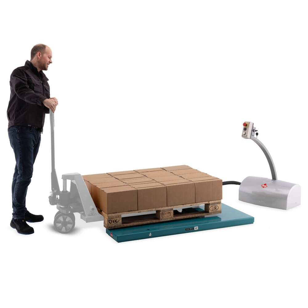 Produktabbildung Nr. 4: Ameise® flat scissor lift table, U-shaped, capacity 1,000 kg