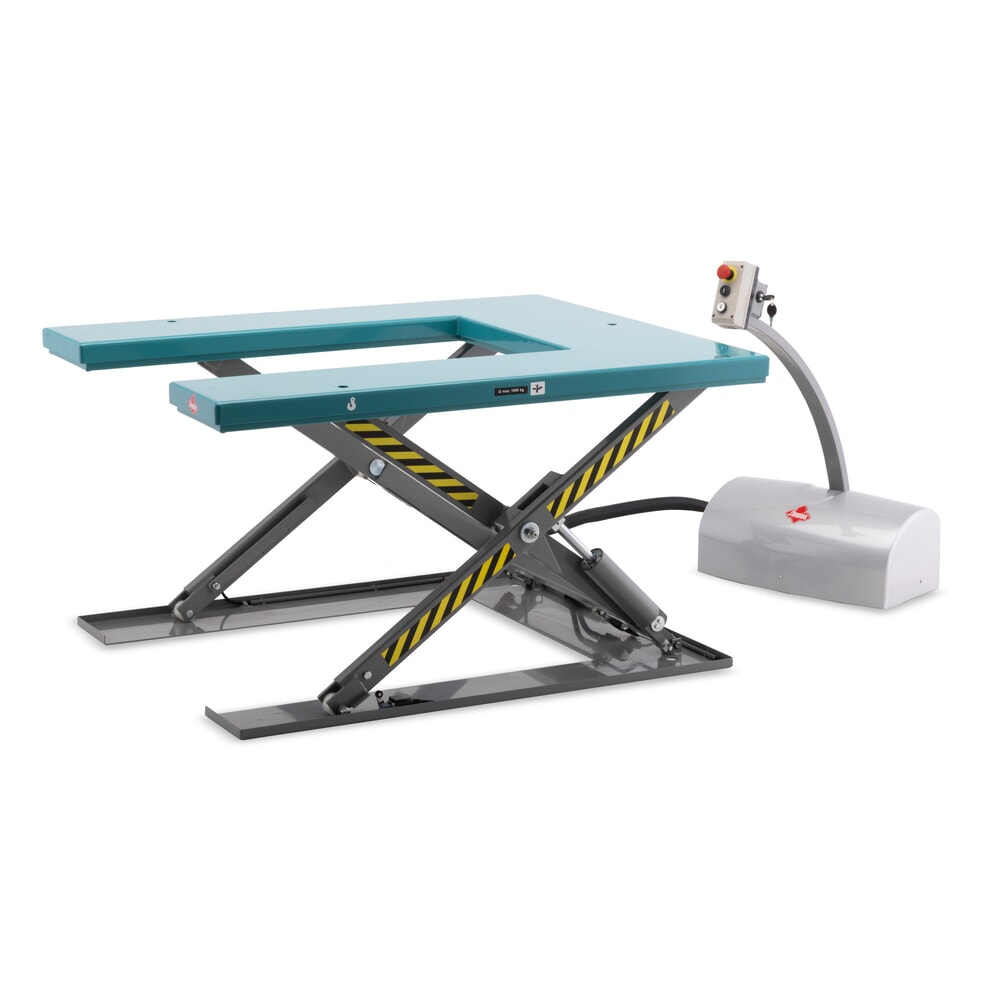 Produktabbildung Nr. 7: Ameise® flat scissor lift table, U-shaped, capacity 1,000 kg