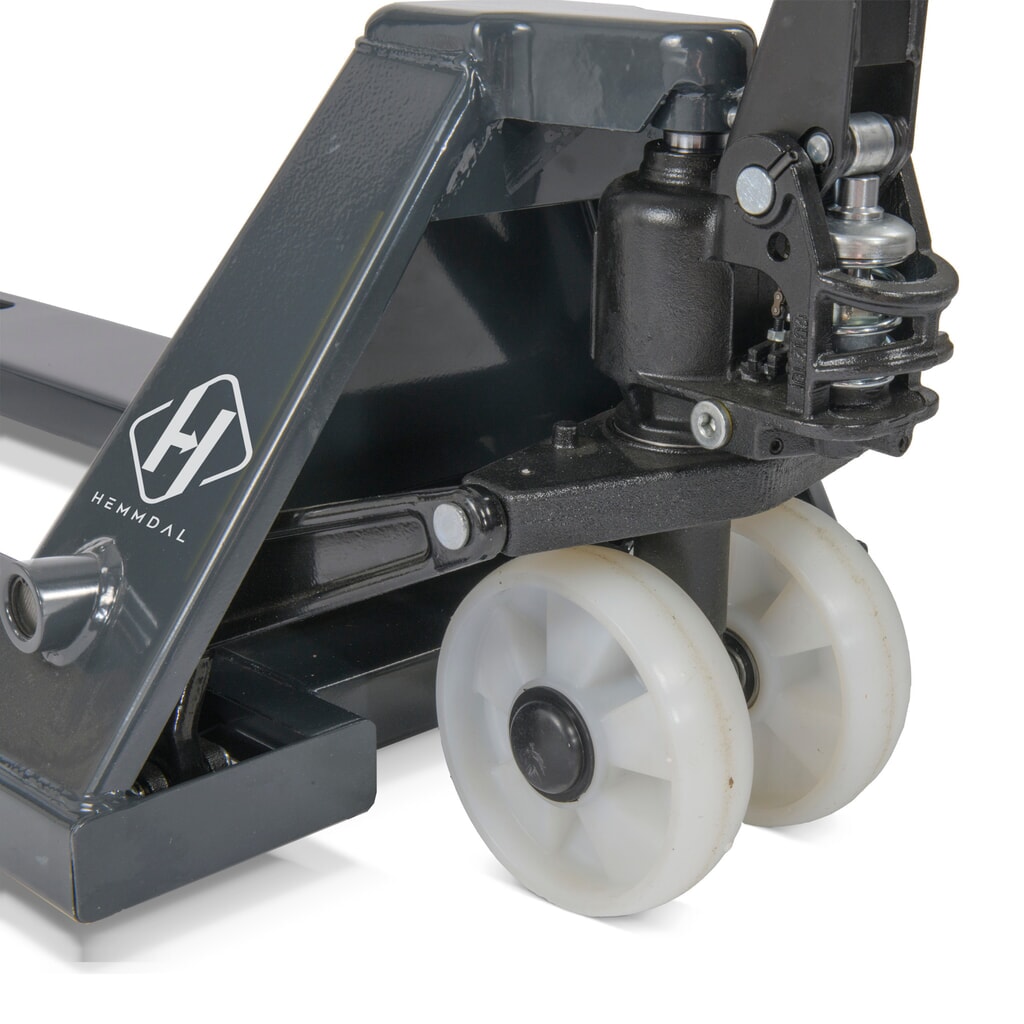 HEMMDAL PTM 2.0 hand pallet truck, load capacity 2,000 kg, fork length 1,150 mm, nylon/nylon, single roller Product image no. 4: HEMMDAL PTM 2.0 hand pallet truck, load capacity 2,000 kg, fork length 1,150 mm, nylon/nylon, single roller
