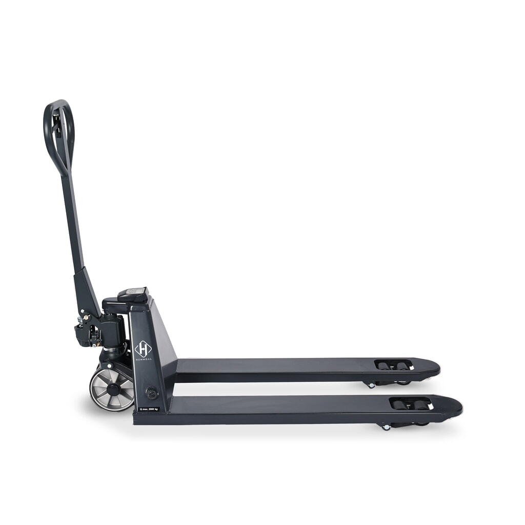Product image no. 6: HEMMDAL PTM 2.0 Scale pallet truck with scale, load capacity 2,000 kg, 5 kg increments, tandem fork rollers