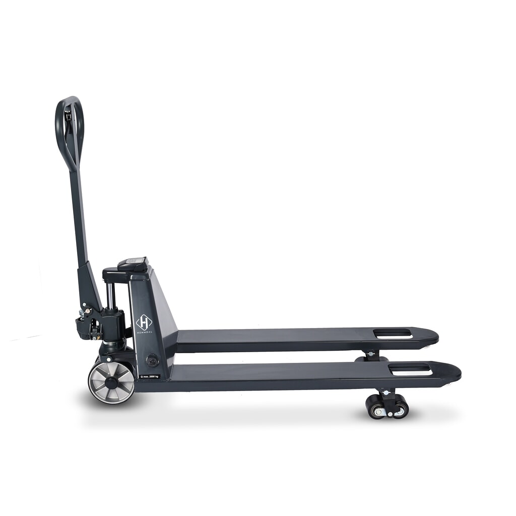HEMMDAL PTM 2.0 Scale pallet truck with scale, load capacity 2,000 kg, 5 kg increments, tandem fork rollers Product image no. 7: HEMMDAL PTM 2.0 Scale pallet truck with scale, load capacity 2,000 kg, 5 kg increments, tandem fork rollers