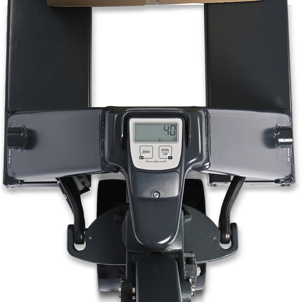 HEMMDAL PTM 2.0 Scale pallet truck with scale, load capacity 2,000 kg, 5 kg increments, tandem fork rollers Product image no. 12: HEMMDAL PTM 2.0 Scale pallet truck with scale, load capacity 2,000 kg, 5 kg increments, tandem fork rollers
