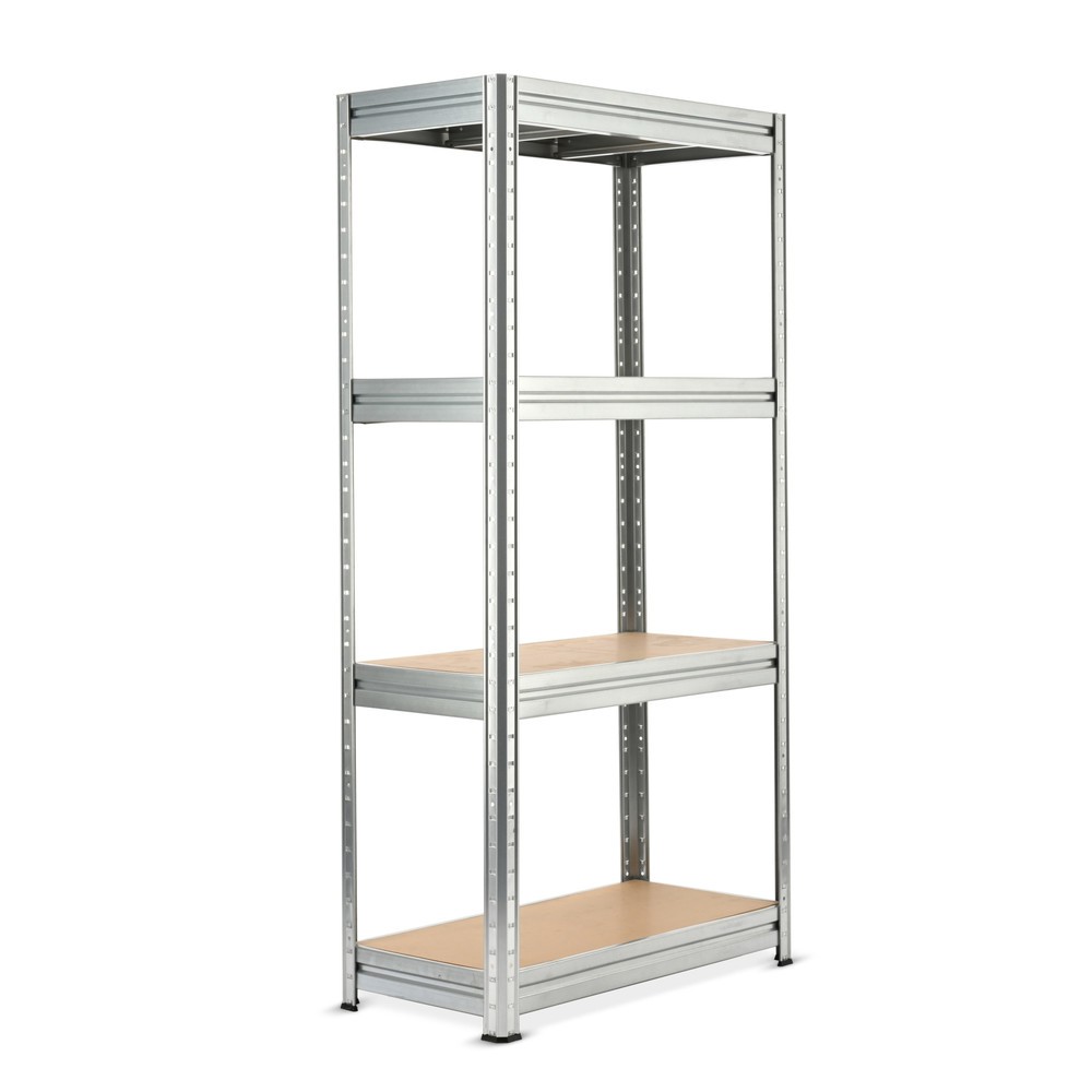 Product image: HEMMDAL shelf rack, galvanised, shelf load 600 kg, HxWxD 1,770 x 900 x 450 mm