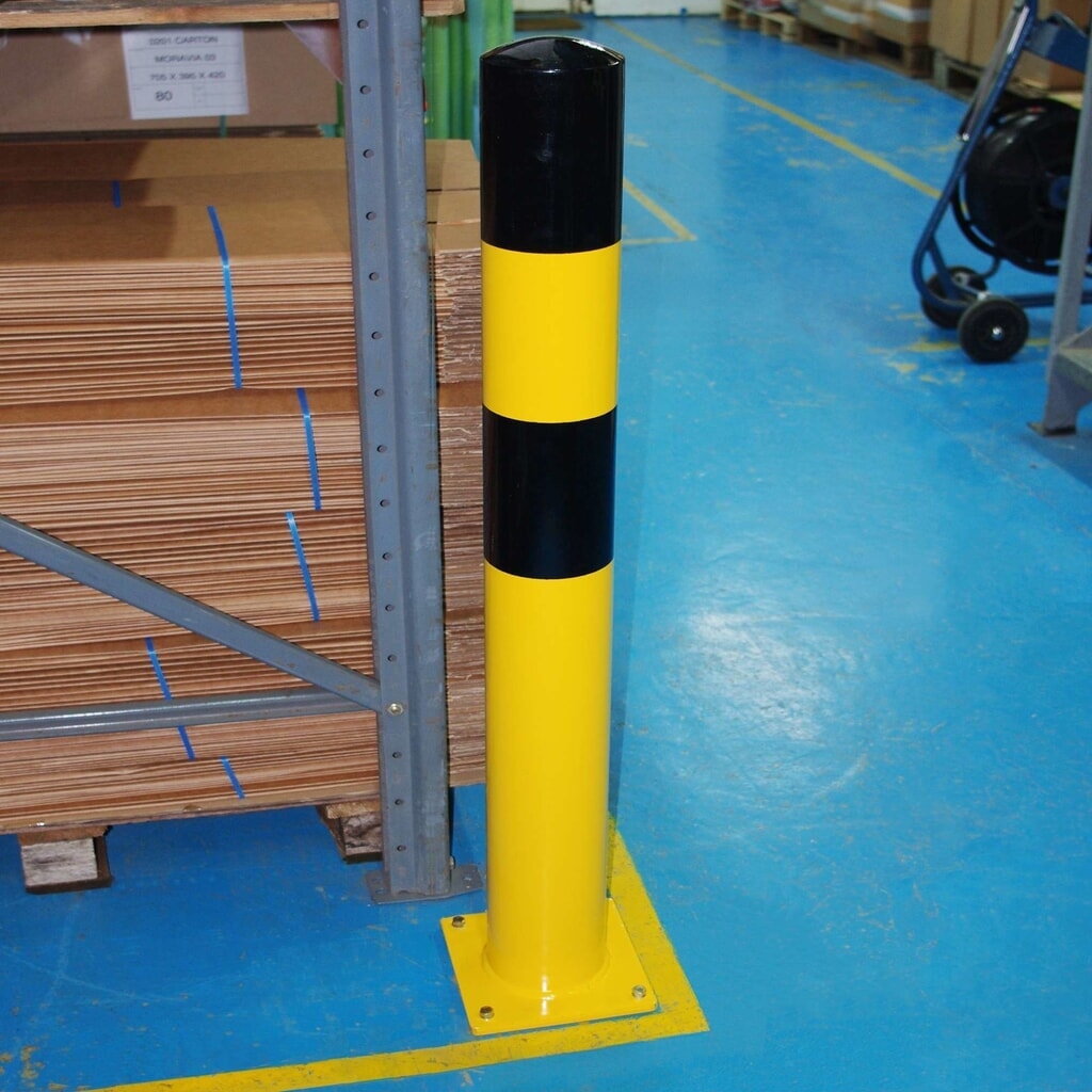 Product image: MORAVIA impact protection bollard, for ground anchoring, outdoor use, height 1,200 mm, Ø 159 mm