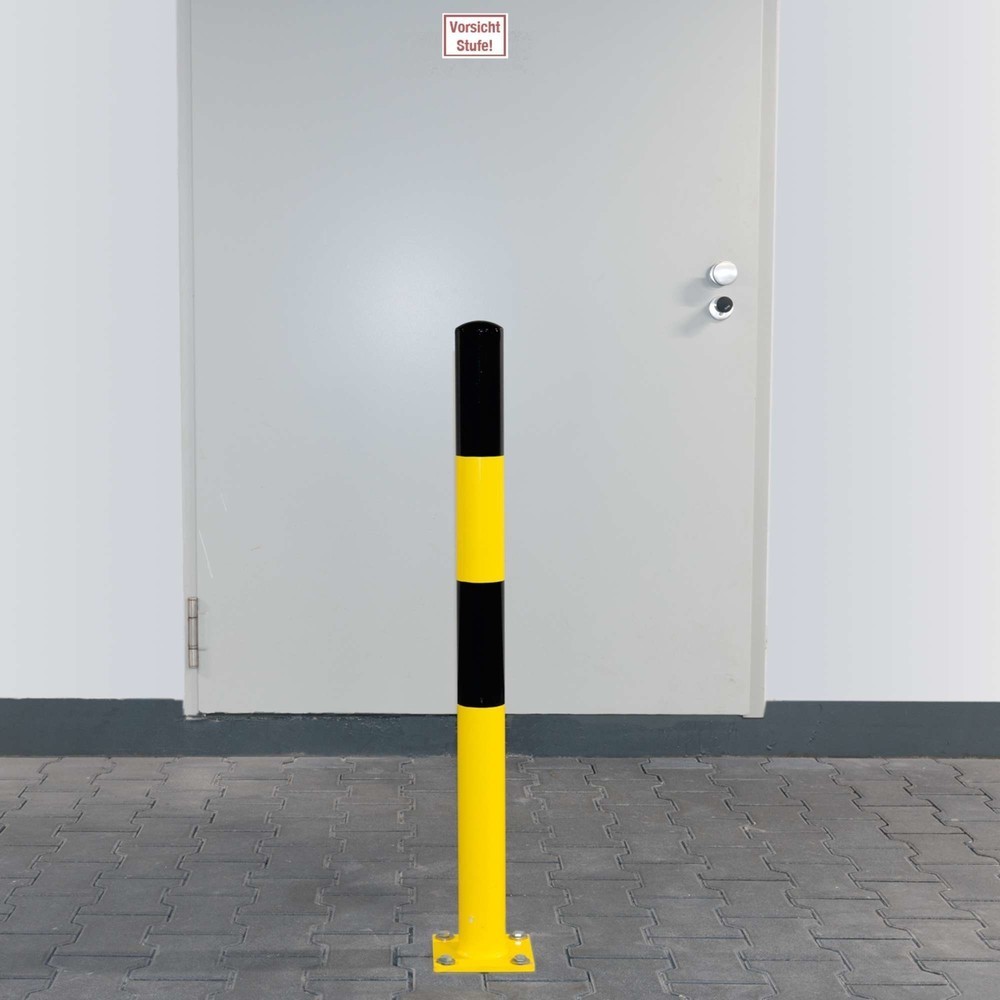 Product image: MORAVIA impact protection bollard, for ground anchoring, outdoor use, height 1,200 mm, Ø 90 mm