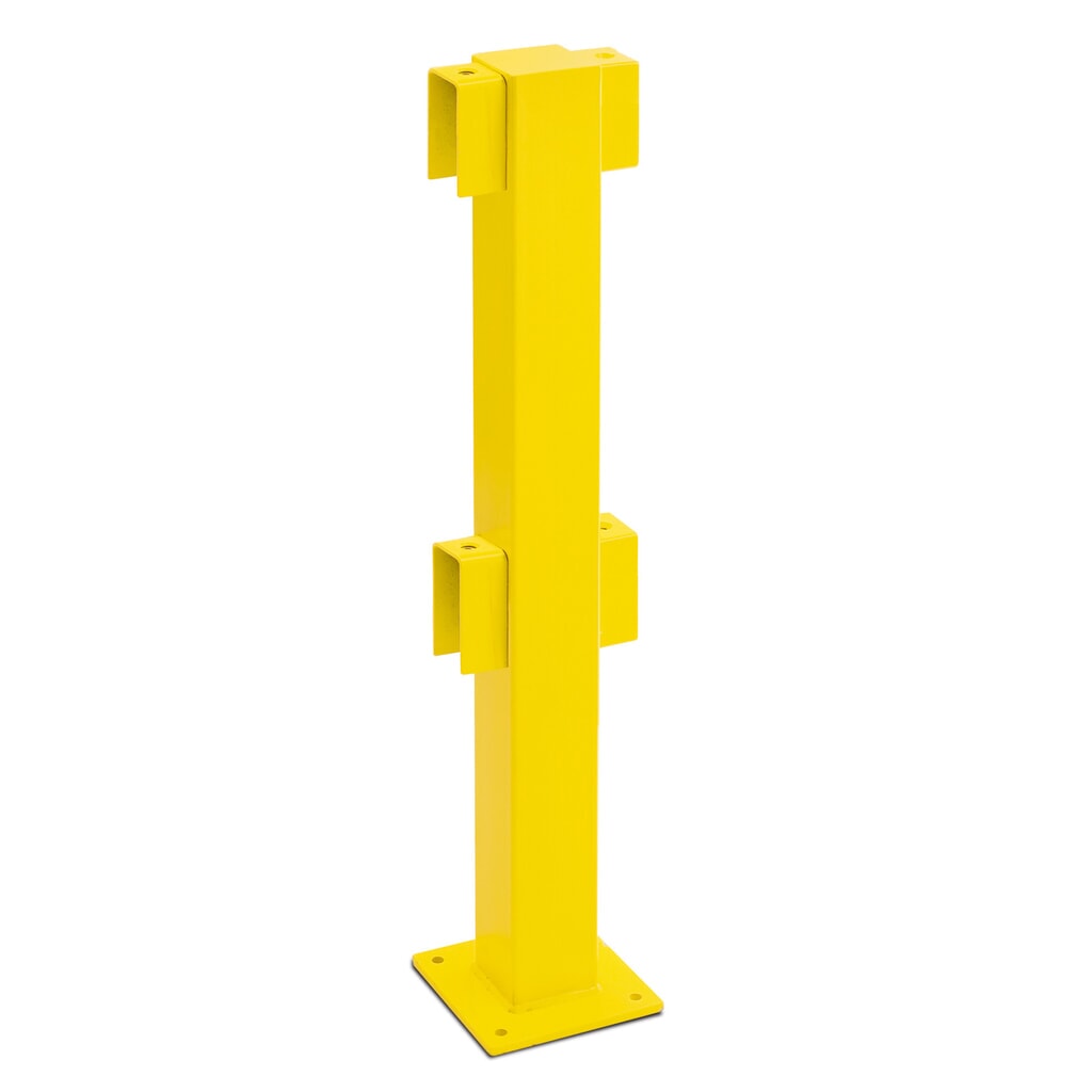 Product image: Impact protection railing, indoor use, centre post, height 1,000 mm