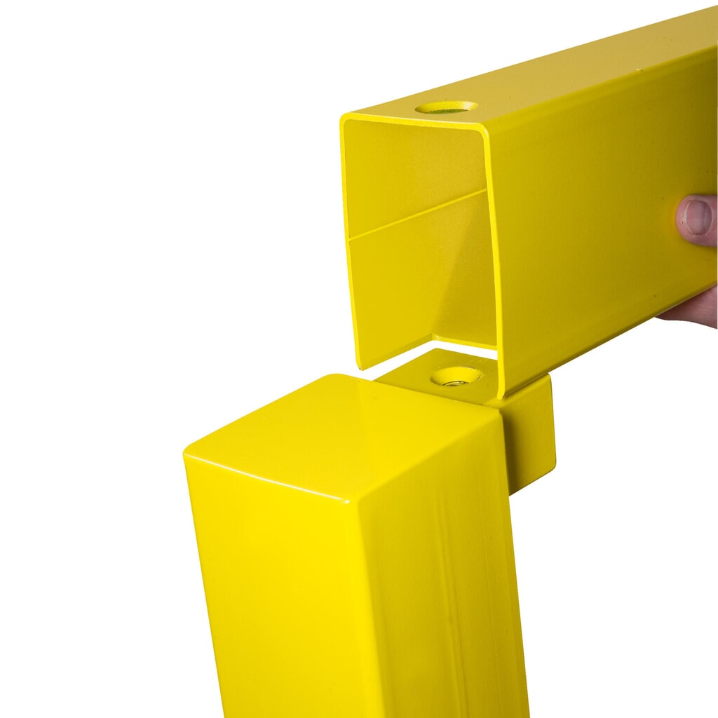 Impact protection railing, indoor use, start/end post, height 500 mm Product image no. 3: Impact protection railing, indoor use, start/end post, height 500 mm