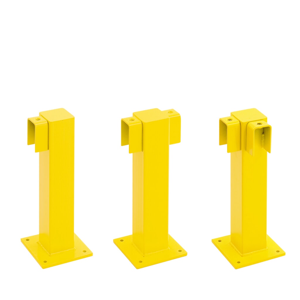 Impact protection railing, indoor use, start/end post, height 500 mm Product image no. 4: Impact protection railing, indoor use, start/end post, height 500 mm