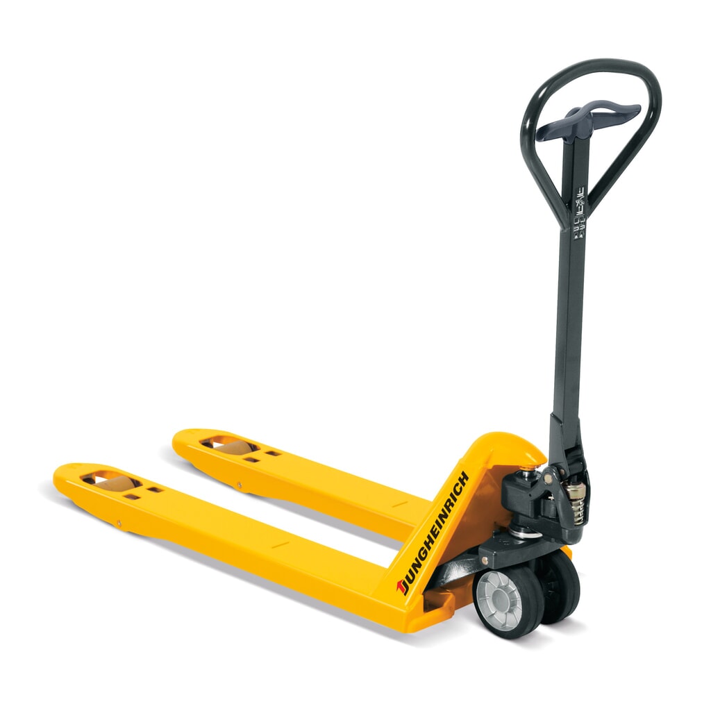 Product image: Jungheinrich AM 22 hand pallet truck with quick lift, load capacity 2,200 kg, fork length 1,150 mm, nylon
