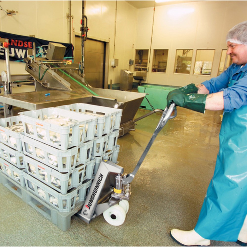 Produktabbildung Nr. 5: Jungheinrich AM I20 stainless steel pallet truck, 1,220 mm fork length, nylon
