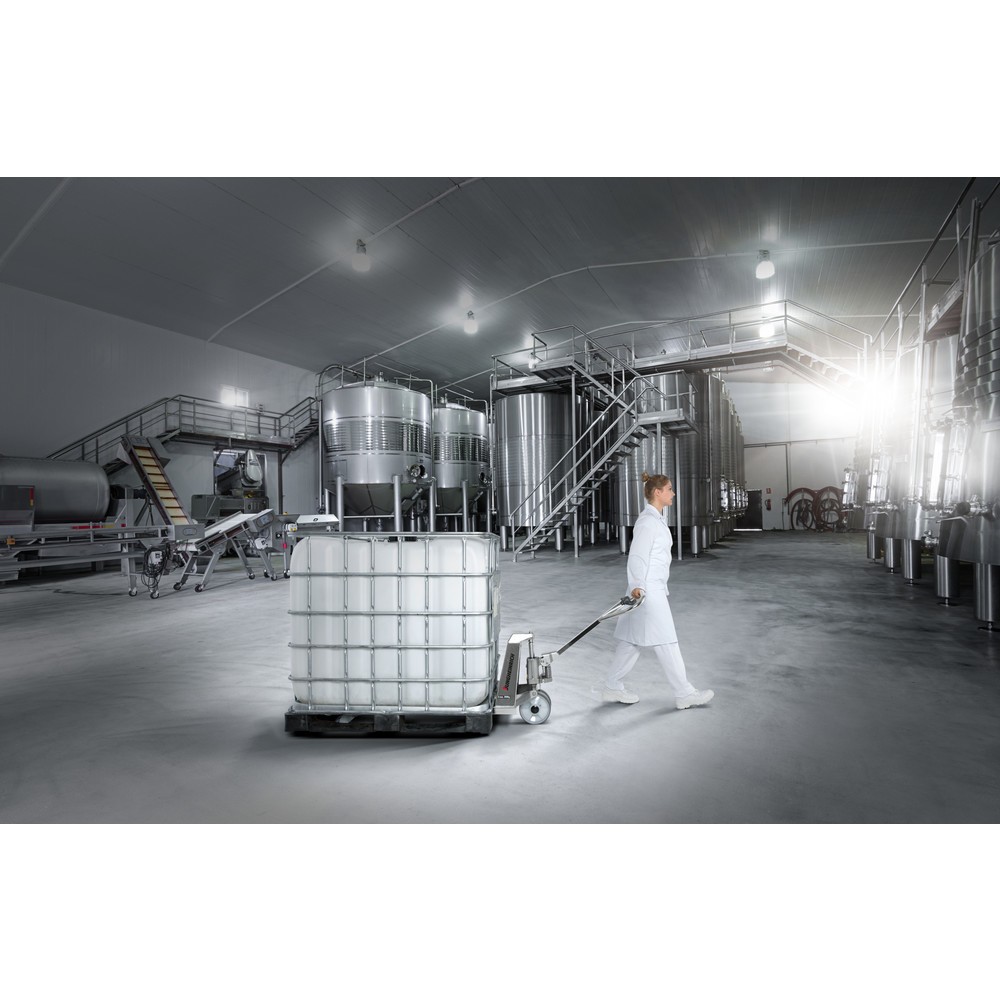 Produktabbildung Nr. 5: Jungheinrich AM I20p stainless steel pallet truck, professional version, 1,140 mm fork length, nylon