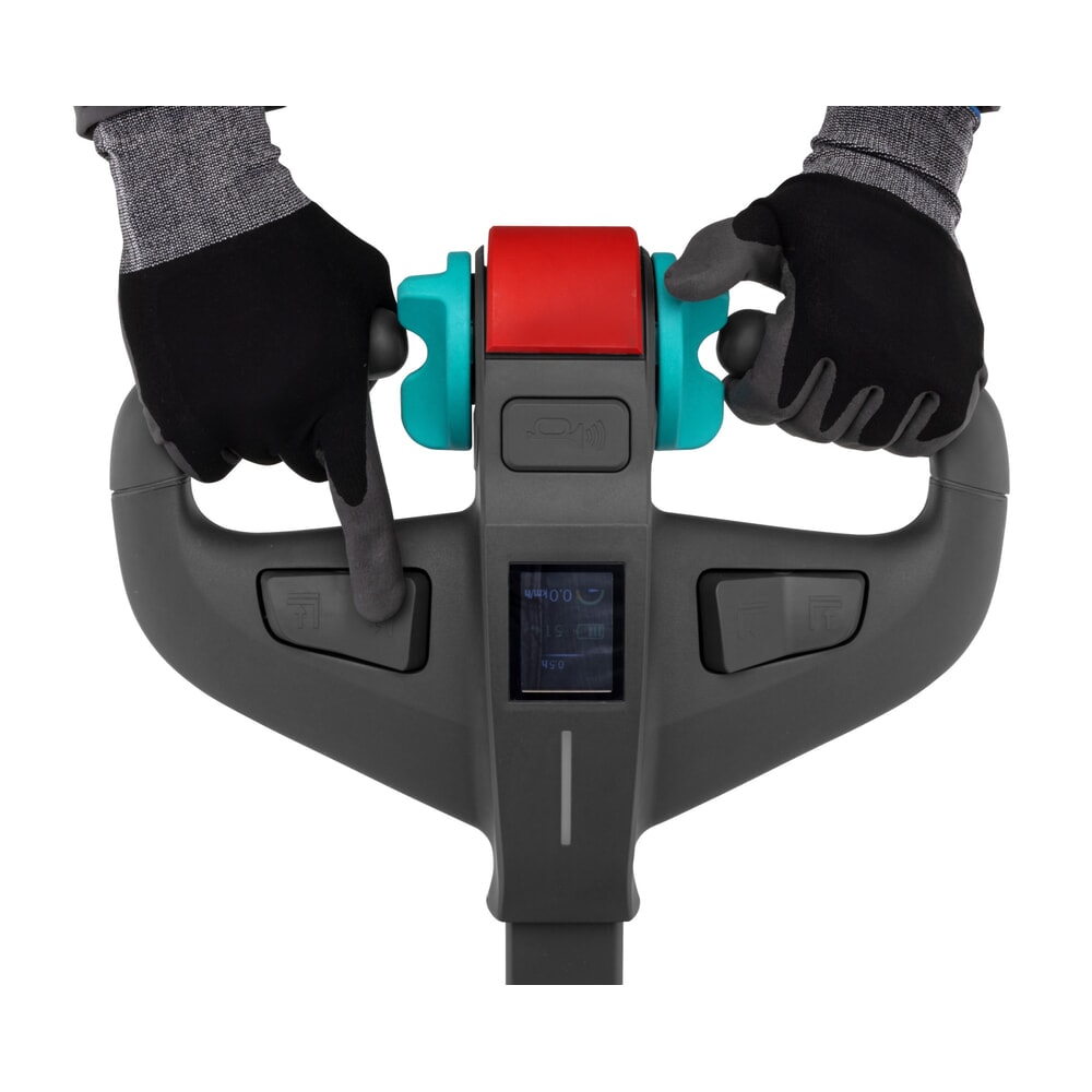 Jungheinrich AME 15 electric pallet truck, load capacity 1,500 kg, fork length 1,150 mm, special fork width 670 mm, tandem rollers Product image no. 6: Jungheinrich AME 15 electric pallet truck, load capacity 1,500 kg, fork length 1,150 mm, special fork width 670 mm, tandem rollers