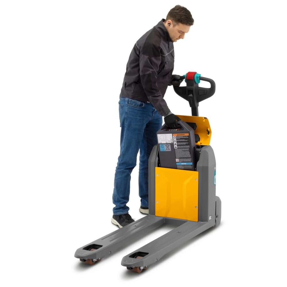 Product image no. 4: Jungheinrich AME 18 electric pallet truck, load capacity 1,800 kg, fork length 1,150 mm, special fork width 670 mm, tandem rollers