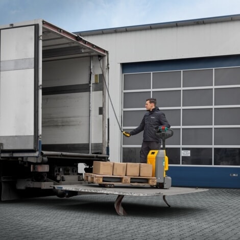 Product image no. 8: Jungheinrich AME 18 electric pallet truck, load capacity 1,800 kg, fork length 1,150 mm, tandem rollers