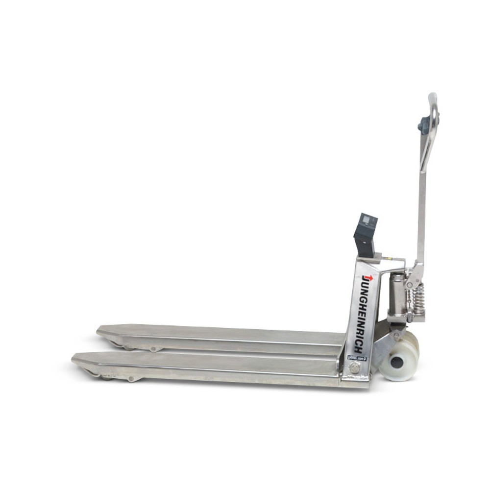 Produktabbildung Nr. 2: Jungheinrich AMW I20 stainless steel pallet truck with weighing scale, 1 kg increments
