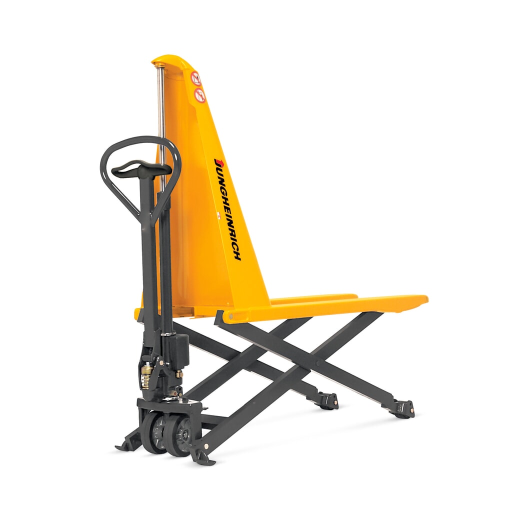 Product image: Jungheinrich AMX 10 scissor lift pallet truck, load capacity 1,000 kg, nylon