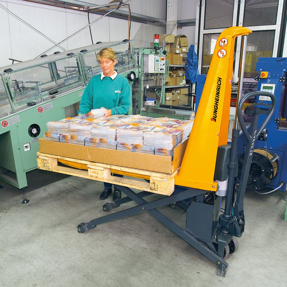 Product image no. 3: Jungheinrich AMX 10e scissor lift pallet truck, electro-hydraulic, load capacity 1,000 kg, special width across forks 680 mm, fork length 1,150 mm, nylon