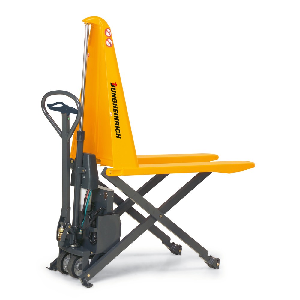 Product image no. 1: Jungheinrich AMX 10e scissor lift pallet truck, electro-hydraulic, load capacity 1,000 kg, special width across forks 680 mm, fork length 1,150 mm, nylon