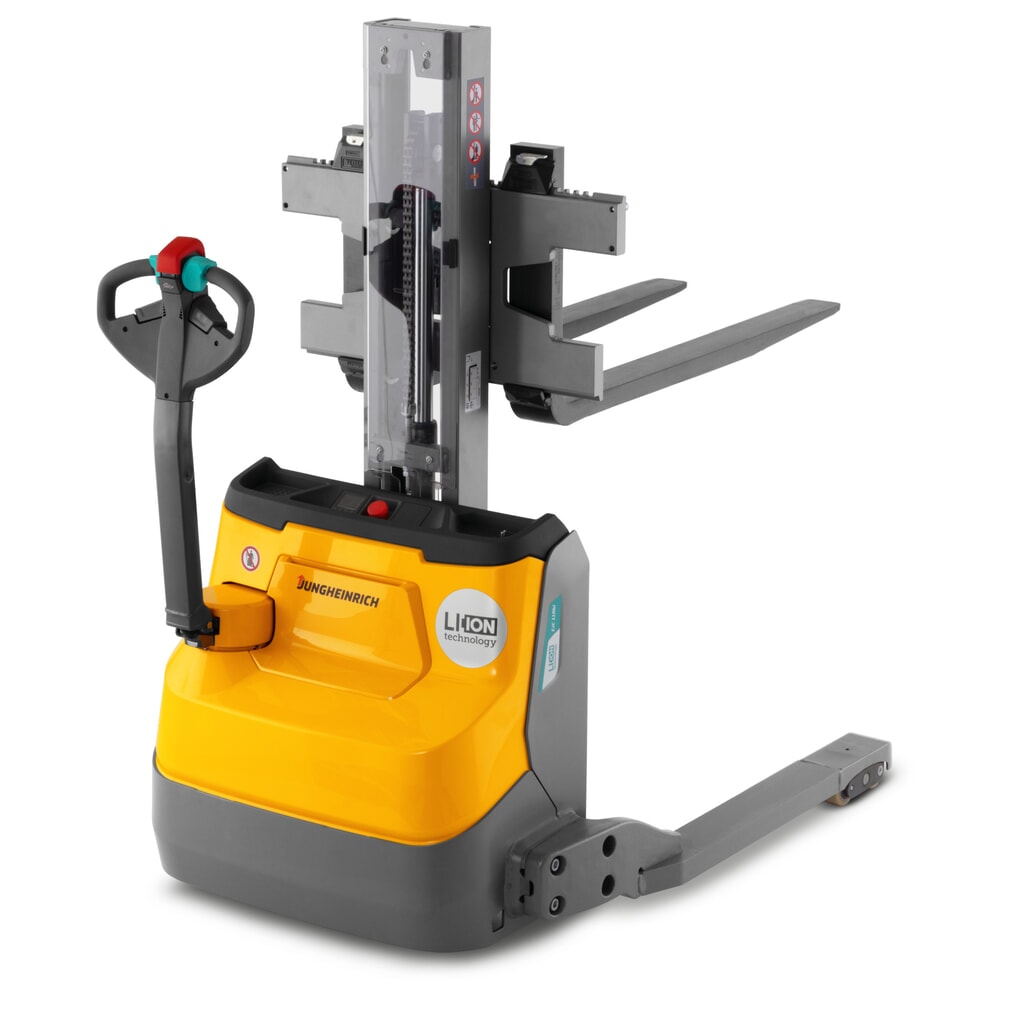 Product image no. 5: Jungheinrich EJC 110i E electric high-lift stacker truck, single mast, lift height 1,230 mm, load capacity 1,000 kg, proportional hydraulics, support arm spacing 891 mm