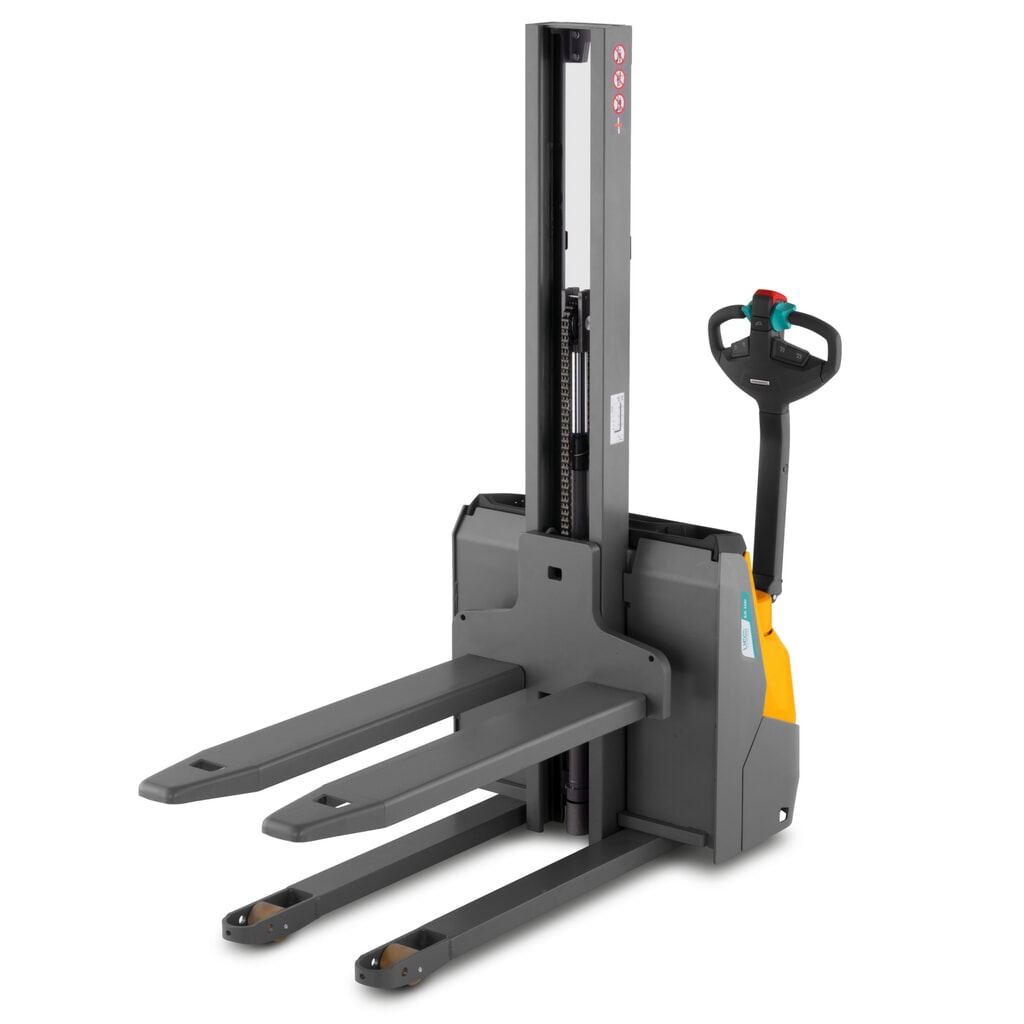Jungheinrich EJC 110i E electric high-lift stacker truck, single mast, lift height 1,290 mm, load capacity 1000 kg, proportional hydraulics Product image no. 4: Jungheinrich EJC 110i E electric high-lift stacker truck, single mast, lift height 1,290 mm, load capacity 1000 kg, proportional hydraulics