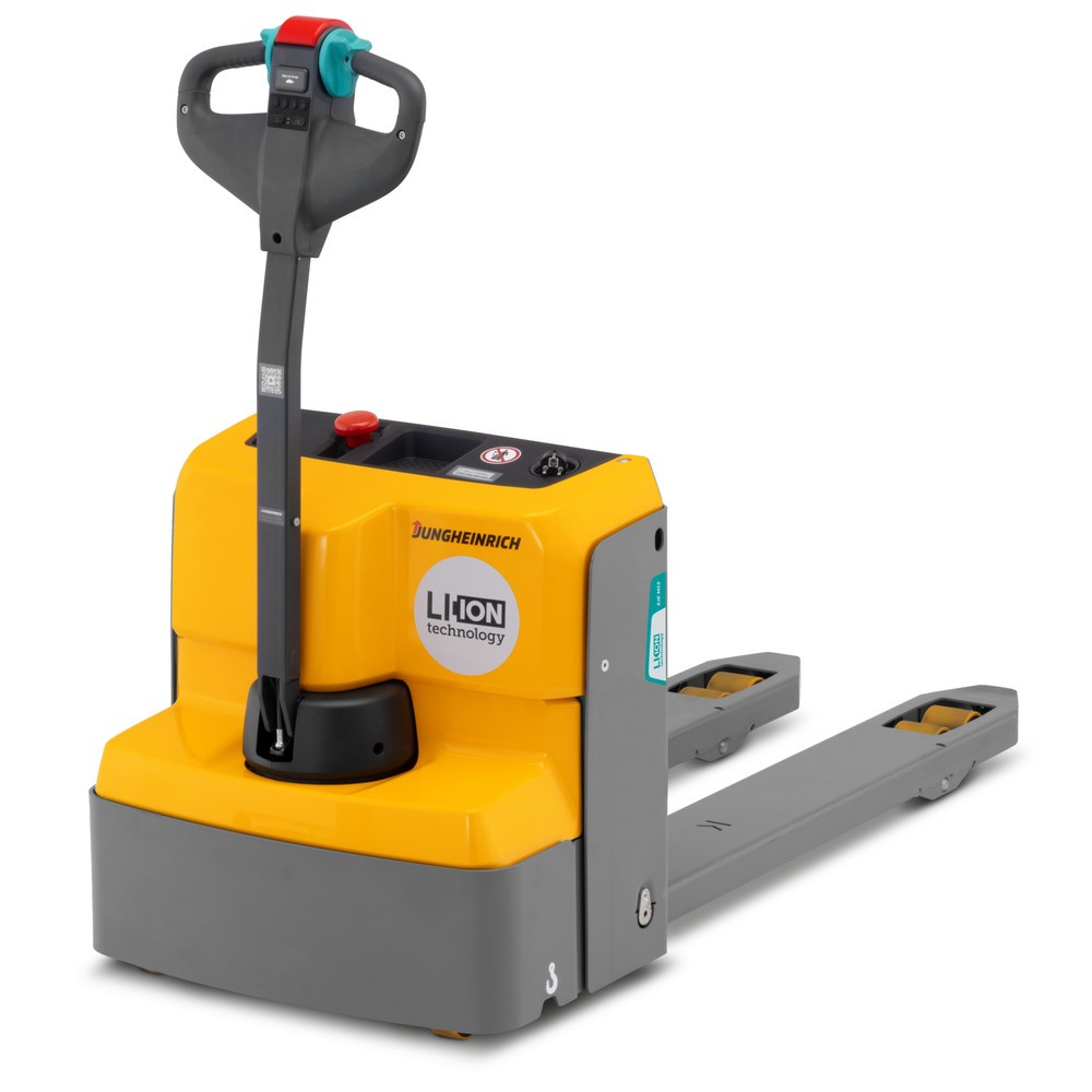 Product image: Jungheinrich EJE M15 electric pallet truck, load capacity 1,500 kg, fork length 1,150 mm