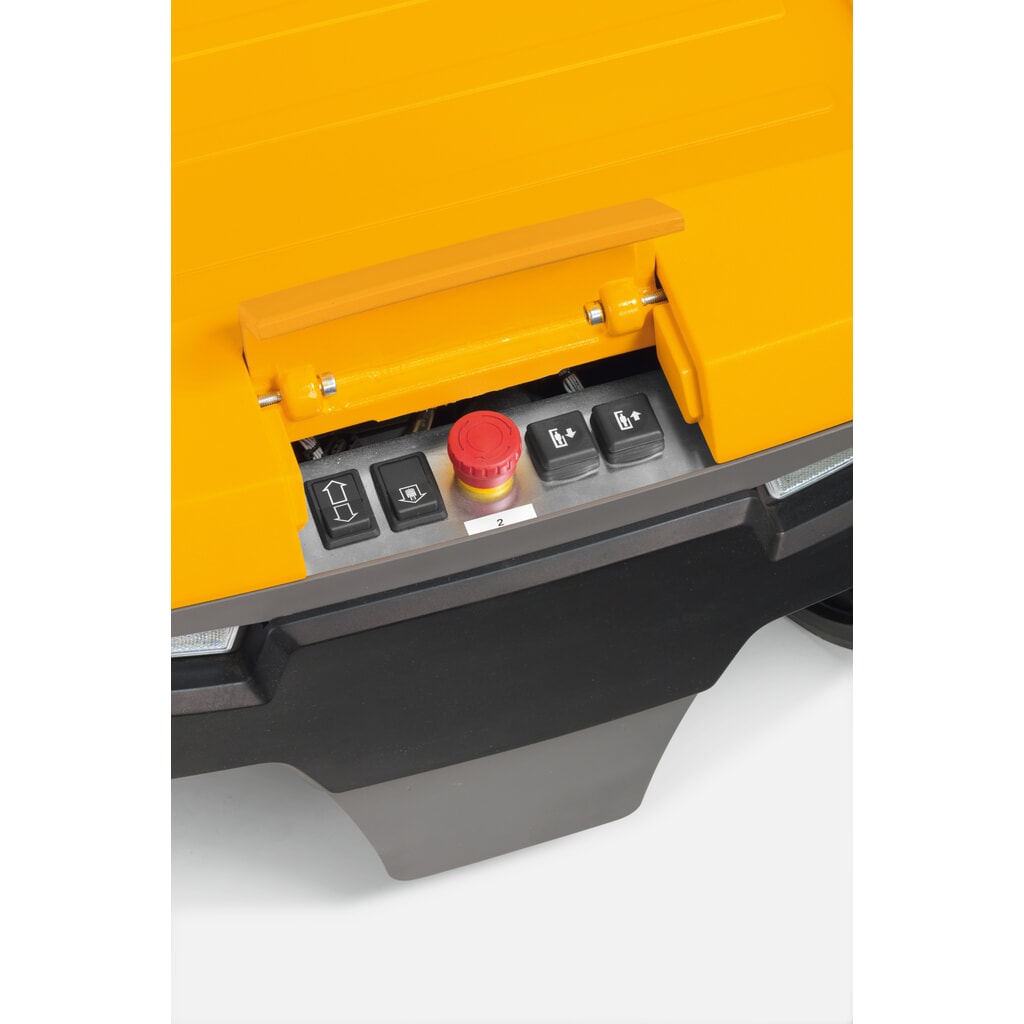 Product image no. 3: Jungheinrich EKM 202 small parts order picker, electric storage tray, door locking