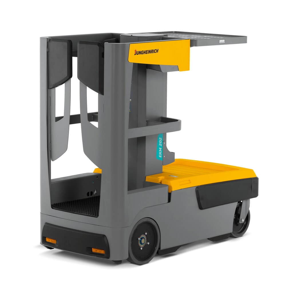 Product image no. 6: Jungheinrich EKM 202 small parts order picker, electric storage tray, door locking