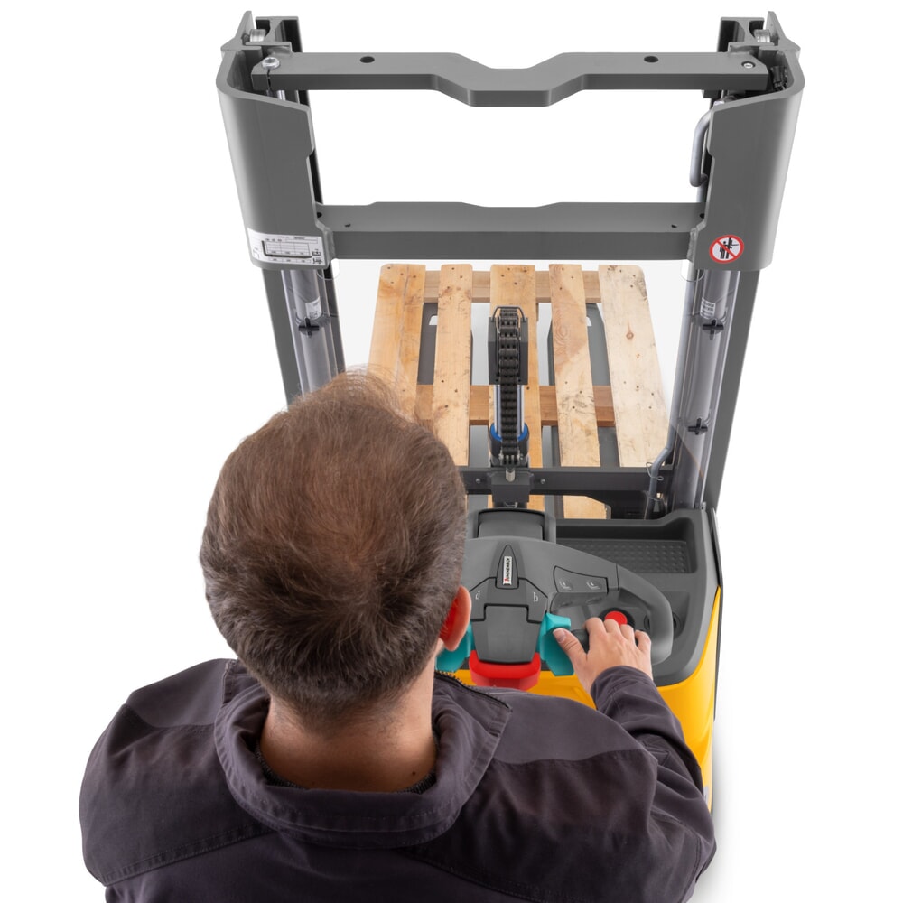 Product image no. 6: Jungheinrich electric high-lift stacker truck ERC 112zi ZT with platform, two-stage telescopic mast, lift height 3,600 mm, load capacity 1,200 kg, proportional hydraulics, double-deck function