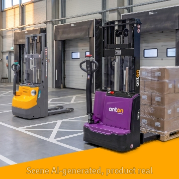 Electric stacker trucks