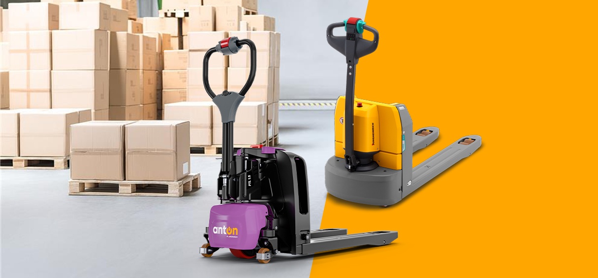 Electric pallet trucks