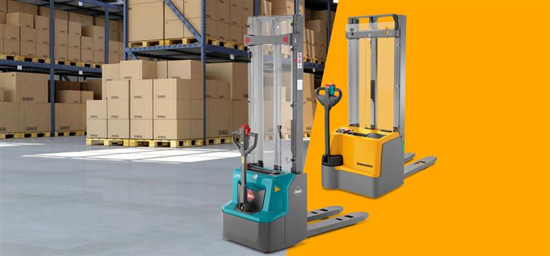 Electric stacker trucks