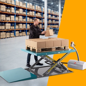 Scissor lift tables