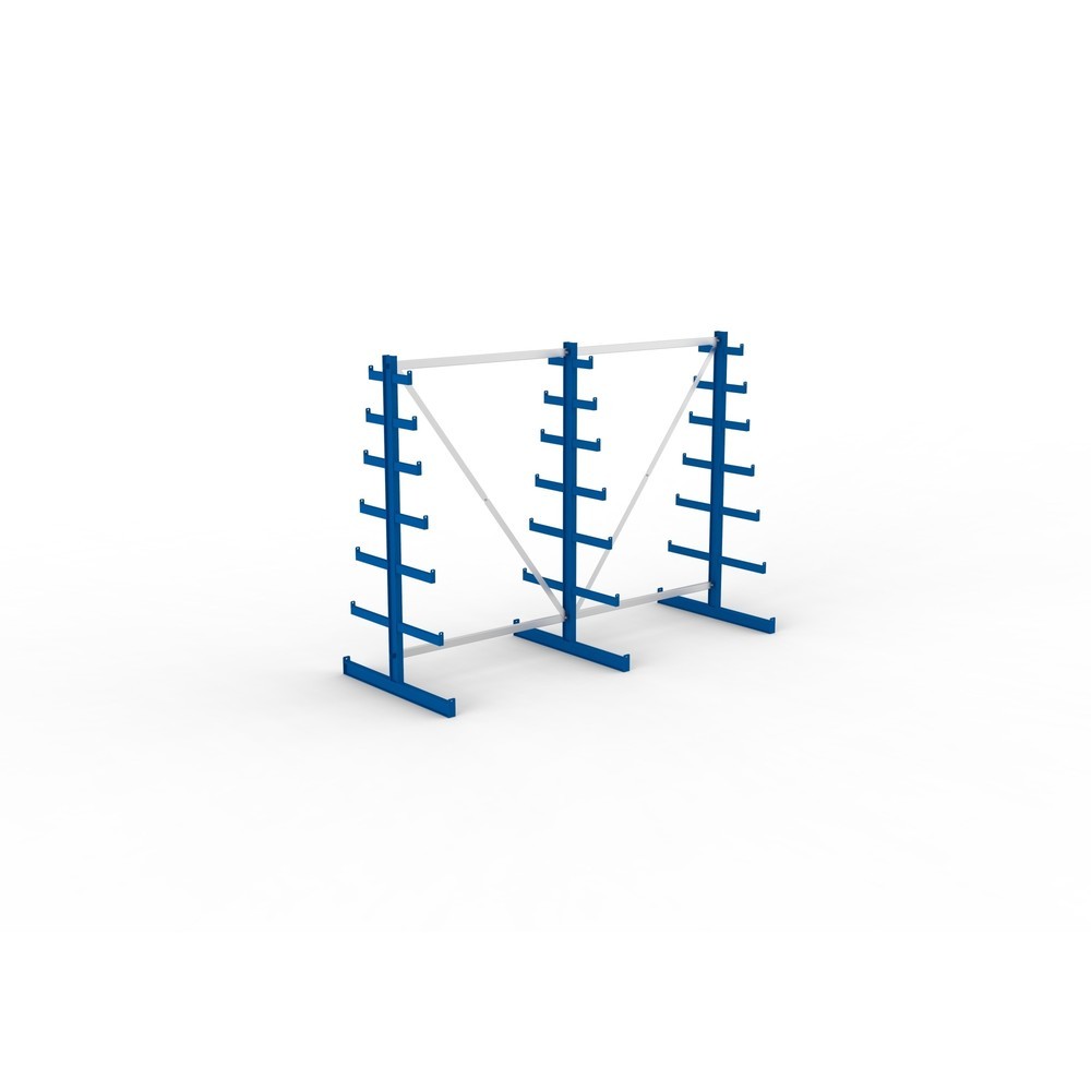 Produktabbildung Nr. 2: META cantilever rack, double-sided, LC 150 kg, 3 uprights