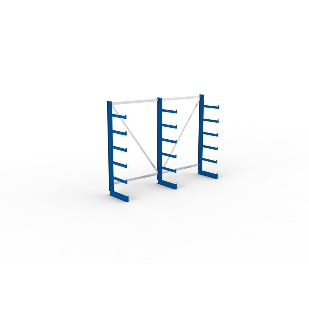 Produktabbildung Nr. 2: META cantilever rack, single-sided, LC 200 kg, 3 uprights