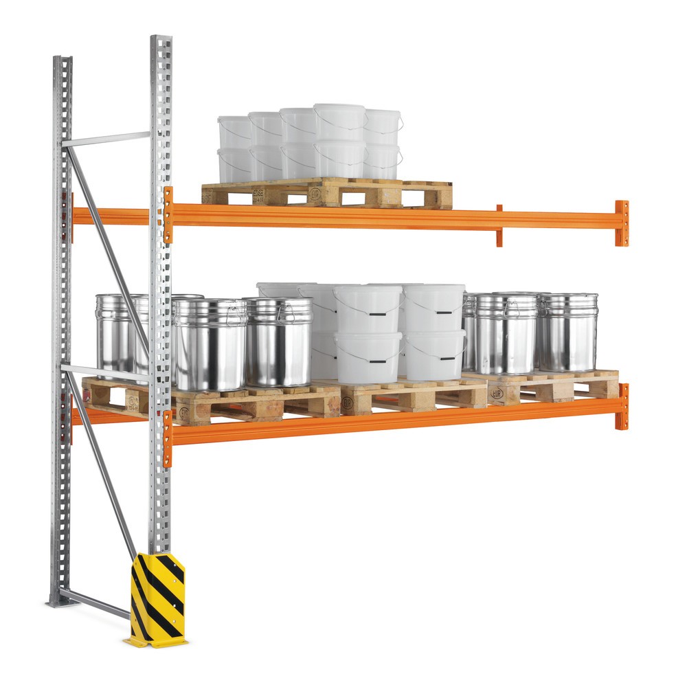 Product image: META MULTIPAL pallet rack, add-on unit, SL 4,420 kg, HxWxD 2,700 x 1,825 x 1,100 mm
