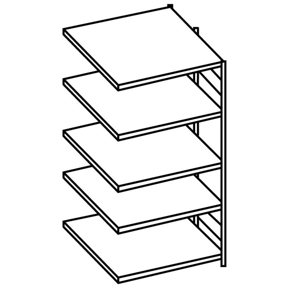 Produktabbildung Nr. 2: META shelf rack, AU, double-row, SL 230 kg, galvanised, HxWxD 3000 x 1000 x 600 (2x300) mm