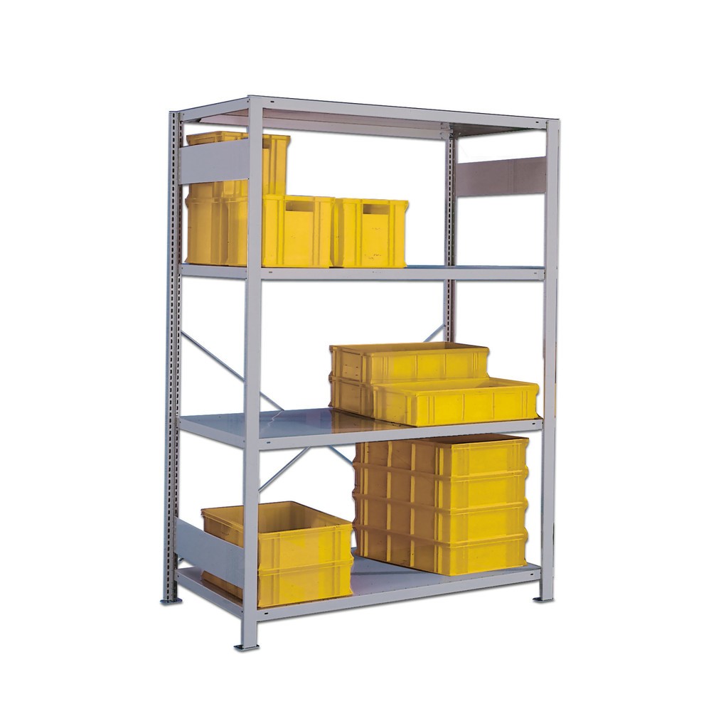 Product image: META shelf rack, boltless, BU, SL 230 kg, galvanised, HxWxD 3,000 x 1,300 x 600 mm