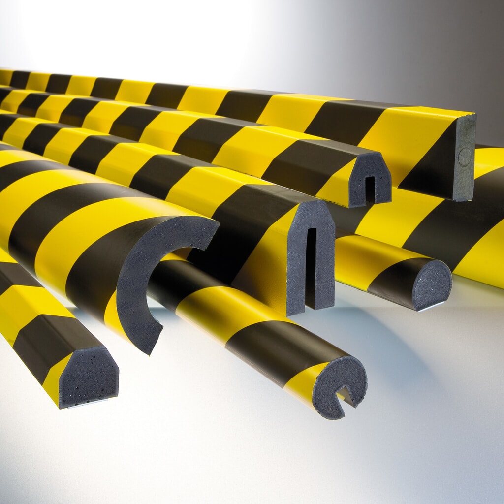 MORAVIA impact protector for surfaces, rectangular, self-adhesive, HxW 60 x 20 mm, length 1 m Product image no. 3: MORAVIA impact protector for surfaces, rectangular, self-adhesive, HxW 60 x 20 mm, length 1 m