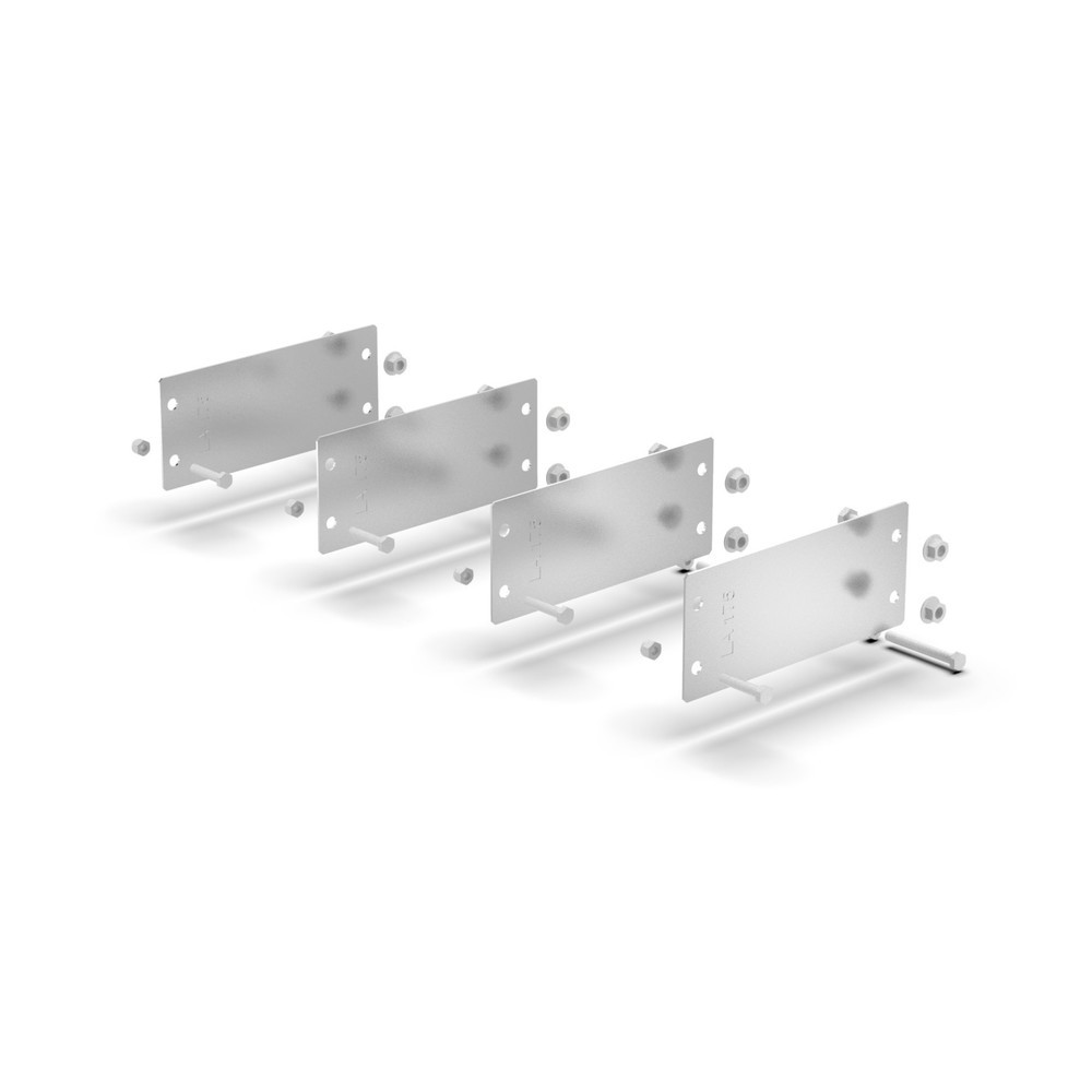 Product image: Mounting set for META MULTIPAL rear panel grid, uprights 85/17 and 85/20