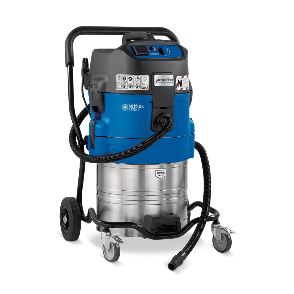 Nilfisk® ATTIX 761-2M XC health and safety vacuum cleaner, wet + dry, 1,500 W, 70 l, dust class M Product image: Nilfisk® ATTIX 761-2M XC health and safety vacuum cleaner, wet + dry, 1,500 W, 70 l, dust class M